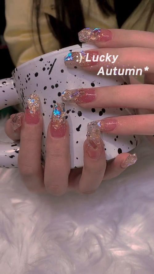 最近网红美甲款式